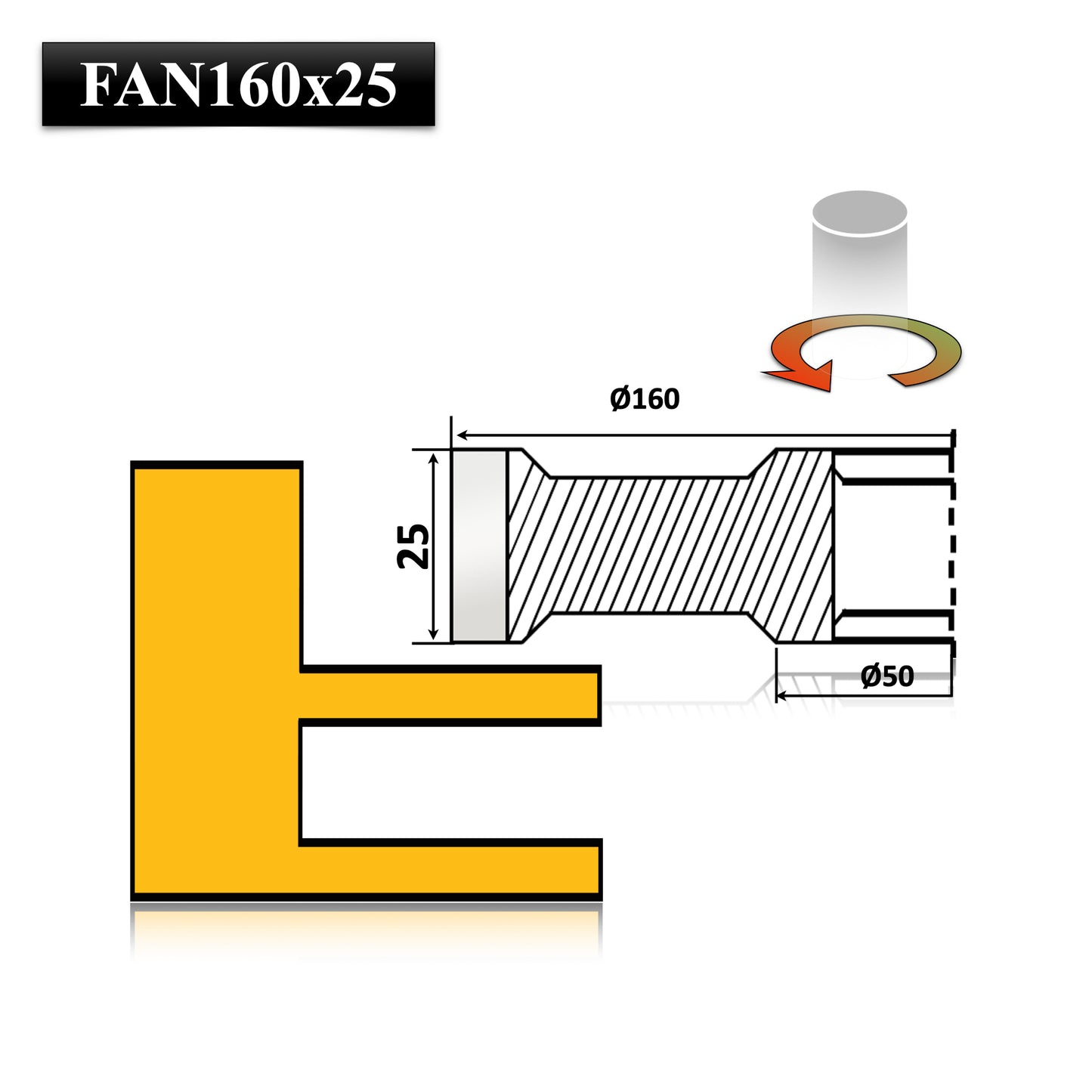 Freza profesională cu vidia, diametru 160 x 25 mm, pentru tăiere precisă în lemn masiv, MDF, PAL și alte materiale lemnoase – ideală pentru nuturi și caneluri