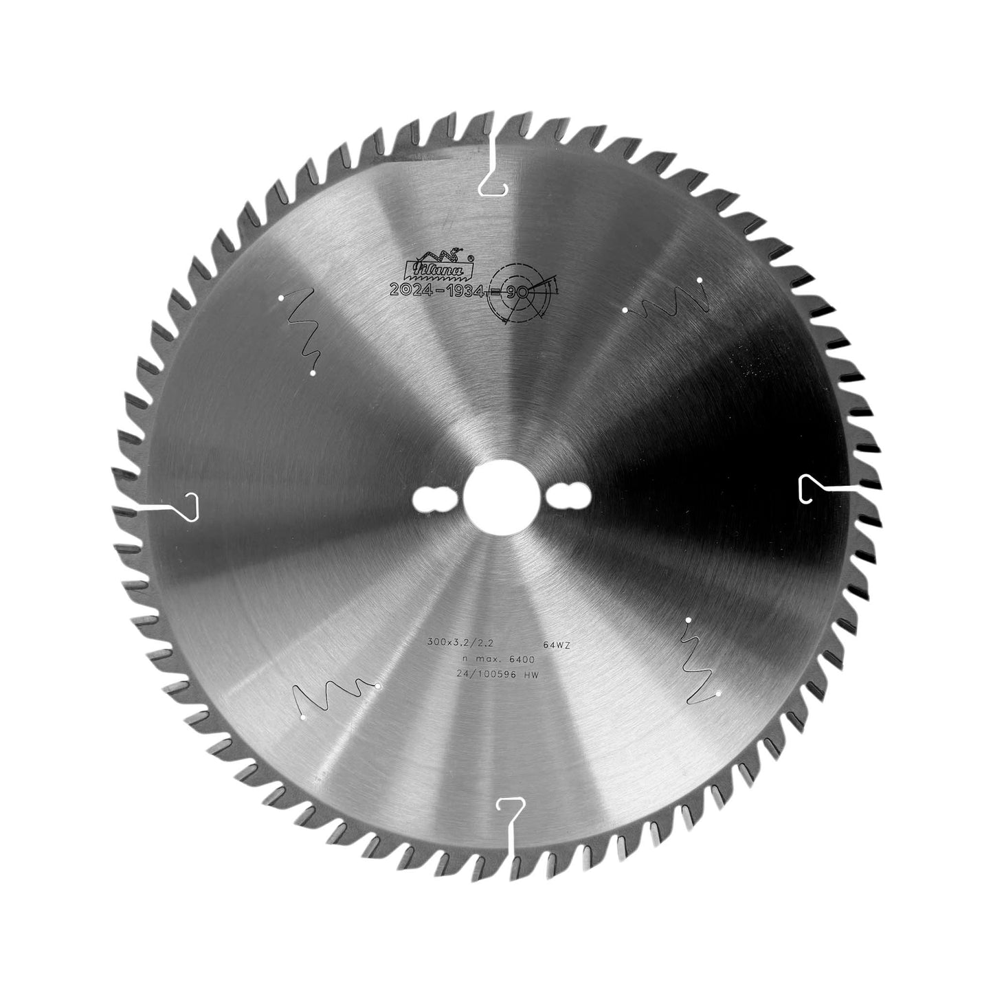 Pânză Circulară TCT 300 mm, 64 dinți WZ pentru Tăieri Transversale în Lemn