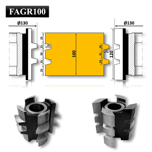 Set Freze pentru Grinda barna bustean din lemn casute din lemn alezaj ax 30 35 40 profesionale placate hss