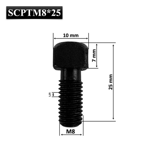 Set 5 surub cap patrat pene abric