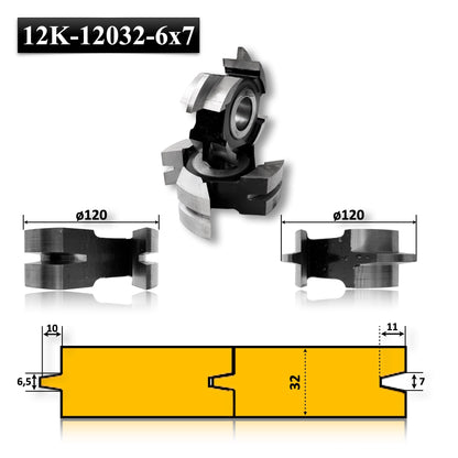 freza freze set nut si feder lamba si uluc imbinare parchet pardosea dusumea dulap lemn 32 mm