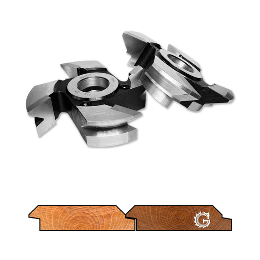 Set Freze pentru Lambriu Oblic - 25 mm HSS Premium