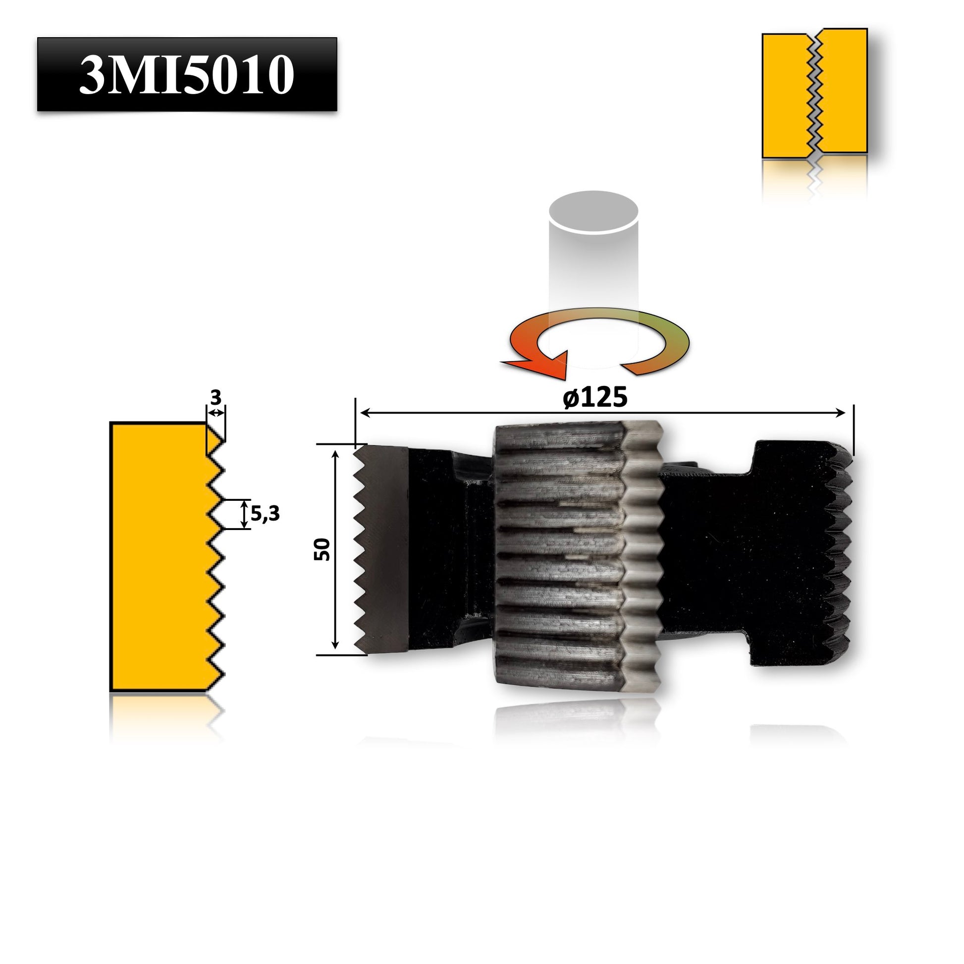 Freza placata cu HSS destinata pentru imbinarea scandura blat dulap sau alt tip de lemn in lung de la 10 - 50 mm grosime 