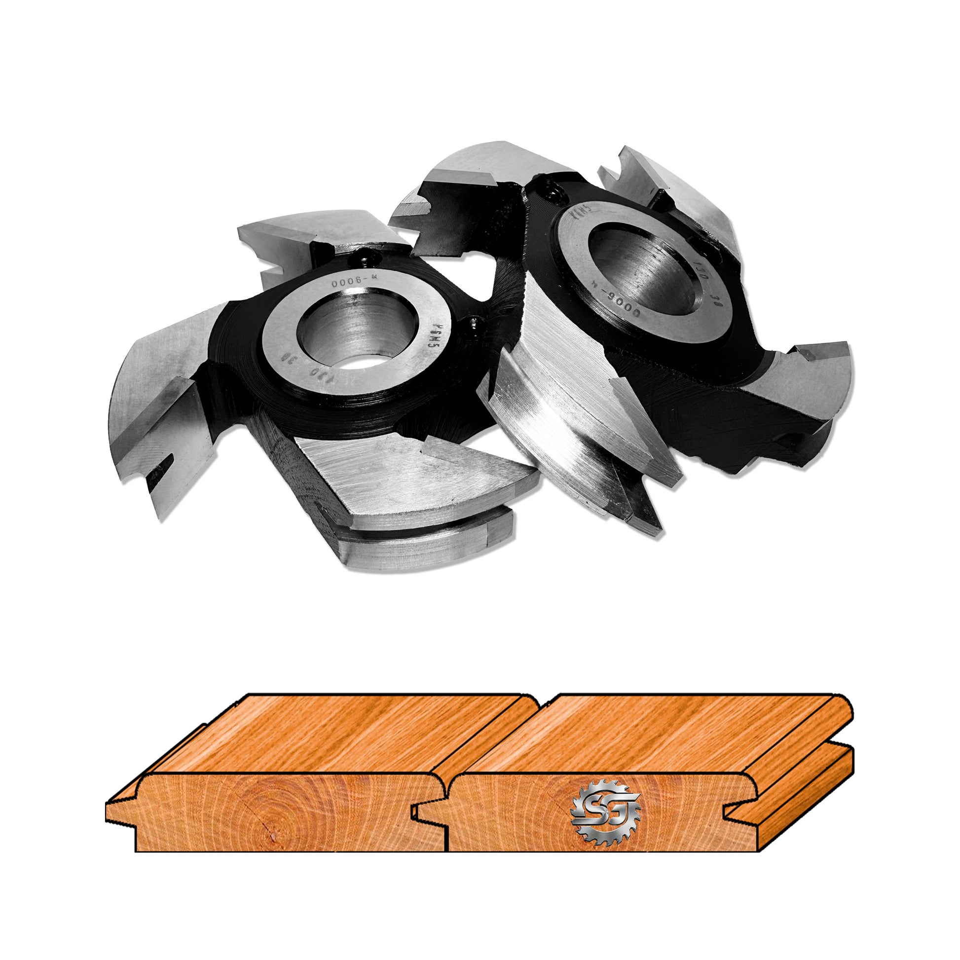 Set de 2 freze lambriu cu profil rotund, 13-20 mm, HSS – precizie, durabilitate și finisaje estetice pentru proiectele tale din lemn.