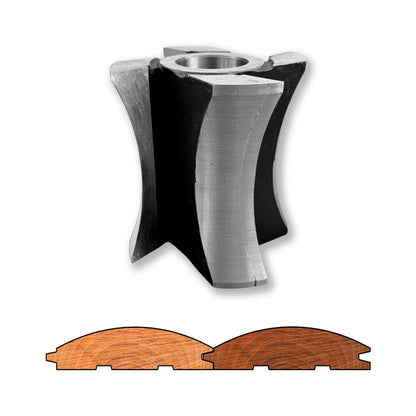 Freza HSS pentru lambriu imitație buștean, spațiu 110 mm, diametru 120 mm