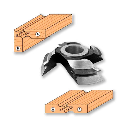 Freza Imbinare la 45 Grade 25 mm placat cu Hss pentru crearea cutiilor sau imbinari pe colt la diverse proiecte