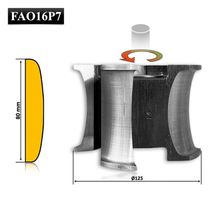 Freza Ornament Profilat 80 mm - FAO16P7