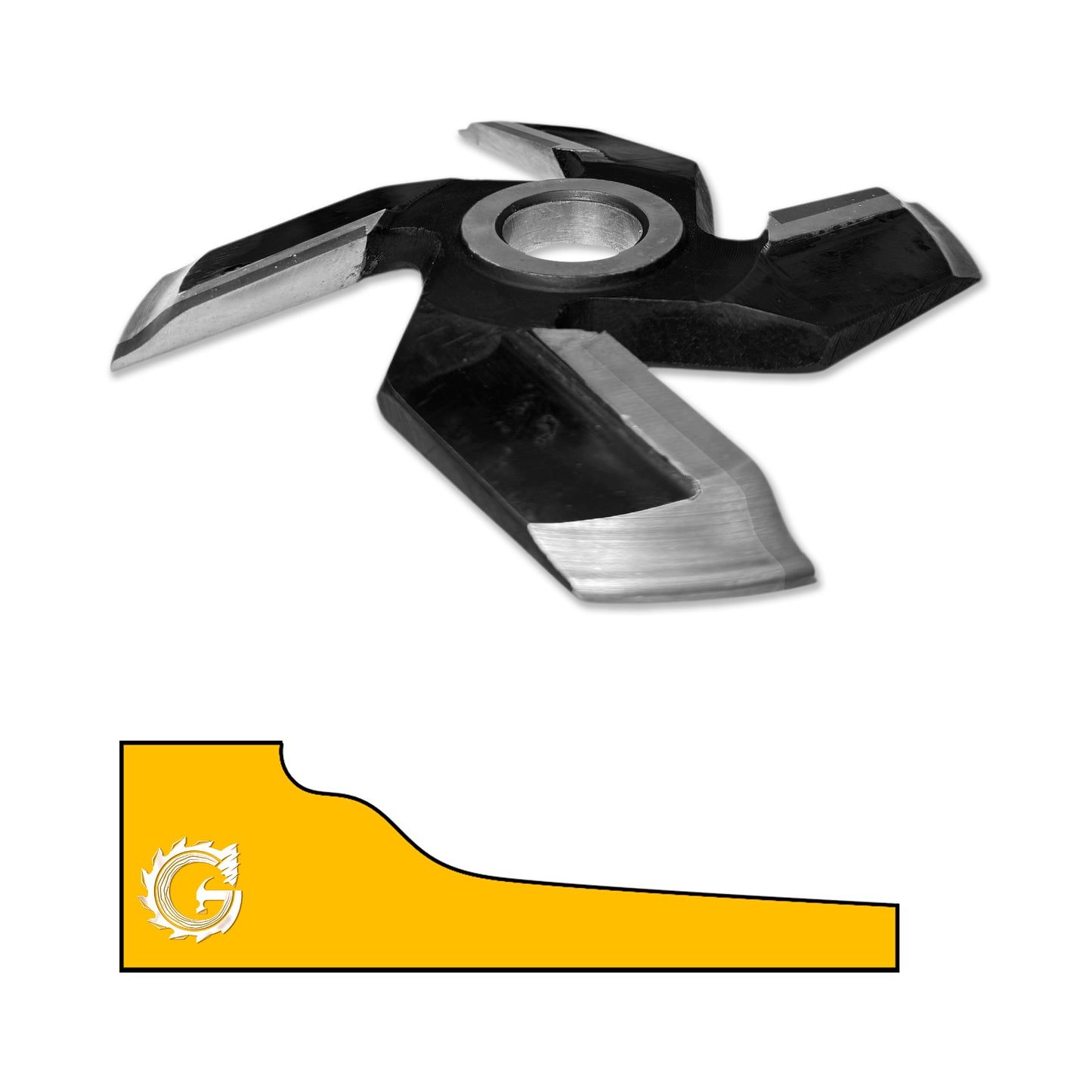 Freză pentru Lemn – Tăblie Uși Profil 011 HSS Standart