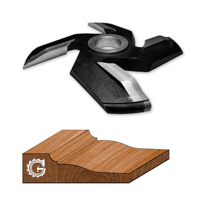 Freză pentru Lemn – Tăblie Uși Profil 23 HSS Standart