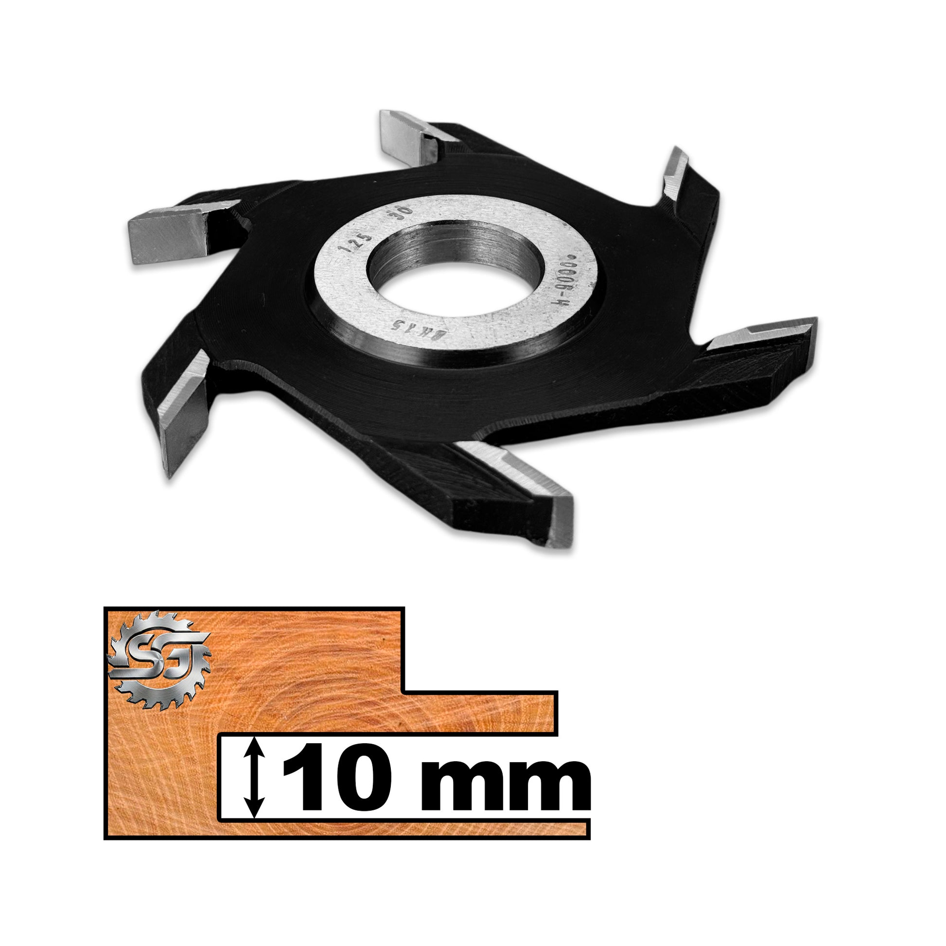 Freza Nut 125*10 otel rapid sau cms widia pentru canelare a ulucilor din lemn, mdf, pal 