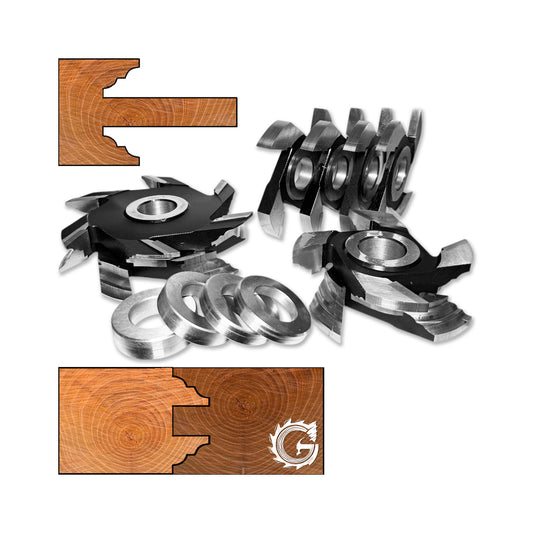 Set Freze Uși de Interior Profil Contraprofil Reglabil 12 - 40 > 48 mm