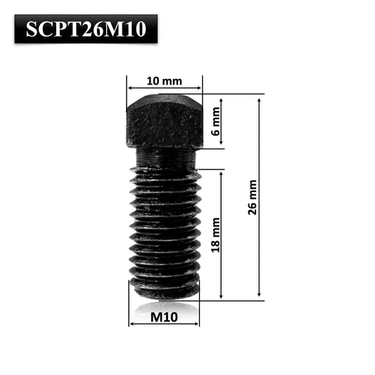 Șurub M10 cu cap pătrat, special pentru prinderea penei la abric. Soluție fiabilă pentru înlocuirea șuruburilor uzate, oferind fixare stabilă și durabilă.