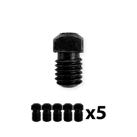 Șurub cu cap pătrat M10 pentru fixarea penei la abric. Fabricat din oțel rezistent, ideal pentru prinderea sigură a cuțitelor pe mașini de rindeluit. Compatibil cu majoritatea abricelor industriale.