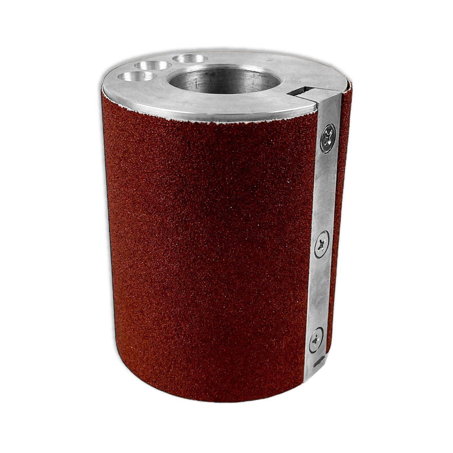 Tambur Cilindric pentru Șlefuit Ø90 x 100 mm, Aluminiu – Sistem cu Pană