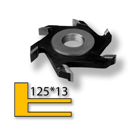 Freza Nut placat cu Vidia pentru Caneluri cu o grosime de 13 mm in diametru de 125 mm 