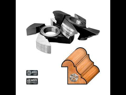 Set 2 Freze Lemn – Baghetă / Cornișă Profil 3 – 25 mm HSS Premium